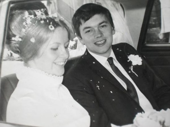 1969 - the start of a very happy marriage