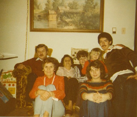 Otto+Frances+Sister Marie+Niece Gisela+Grand Niece Sandy+Niece Frida+Son Jeff 