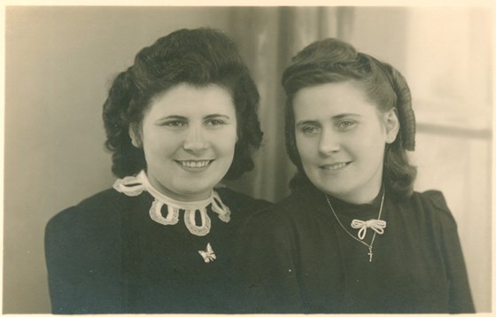 Frances and Sister Marie in Germany
