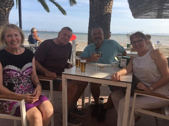 The four of us in Spain, September 2019