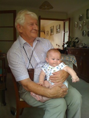 Trevor with Jacob, summer 2010