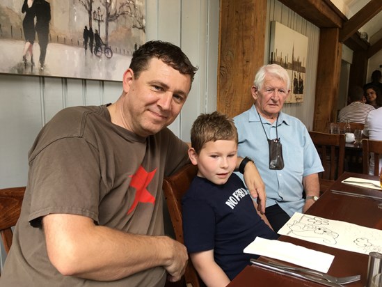 Three generations of Symmons’s July 2019