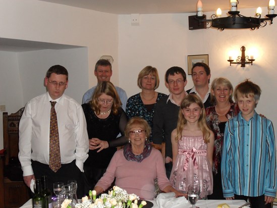 Uncle William with all the family in 2009. Rest in Peace.