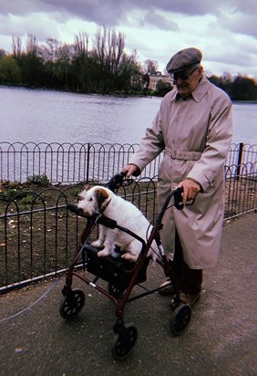 With Sammy in Regent’s Park -April 2018 