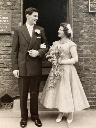 Wedding day -30th March 1957