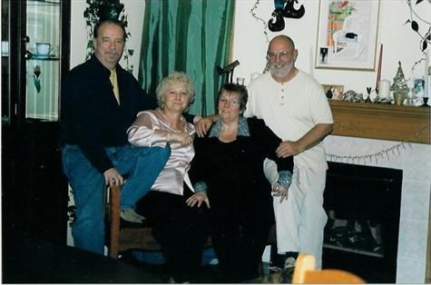 Carol, Jean, Huguette, John - December 2004