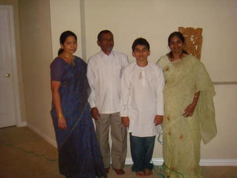 Rama with Family on Diwali 