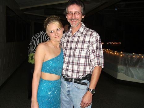 Brittney & Dad  (Larry) at Senior Prom