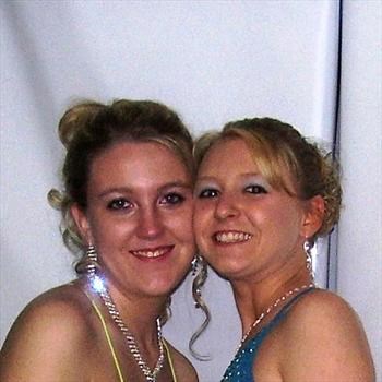 Brittni Fry and Brittney - best friends at Senior Prom