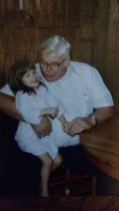Age 3 with Grandpa--December 1980