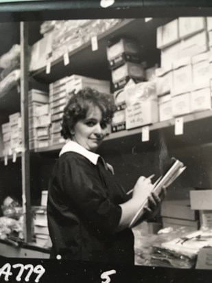 Gill at the warehouse