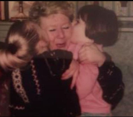 Mum with her grandchildren who she loved dearly x