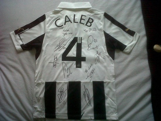 your signed newcastle shirt