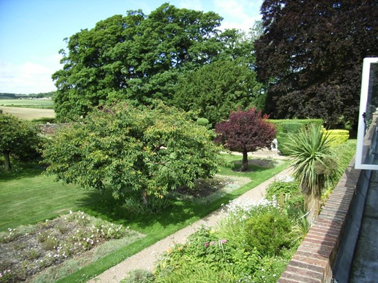 small formal garden