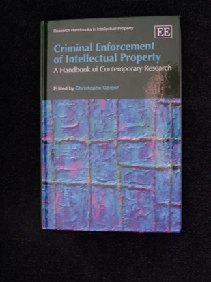 CRIMINAL ENFORCEMENT IP ELGAR 2014 