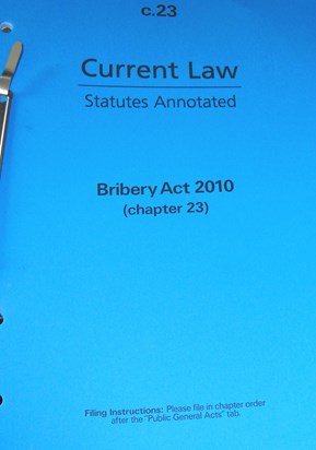 Bribery Act Act 2010 Annotated