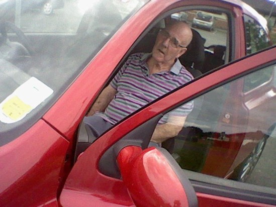 Terry in Car, The pain of losing you is unbearable, You are always in my heart Miss You so so much..xxx