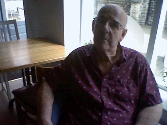 My Terry waiting for coffee, I will Love and Miss you for as long as I Live...xxxx