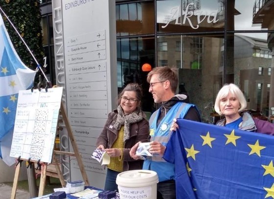 Justin was a valued member of Edinburgh4Europe, his energy, creativity and commitment were infectious and uplifting for us all. He is truly missed by our group.