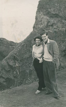 Wonderful happy holiday in 1953 with Margaret in Devon