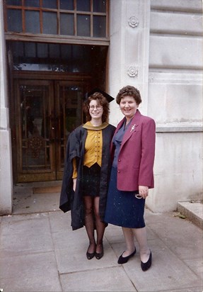 us at my graduation 1991