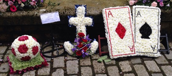Floral tributes to sailor, poker player and sometime Hearts supporter