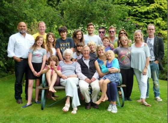 The whole family in 2013