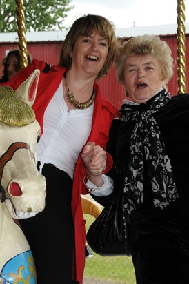 fun on a carousel