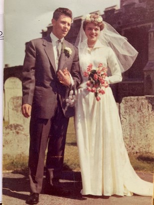 Mum and Dad's wedding day