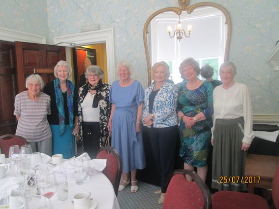 Vanessa with some of the LEHS Class of '55