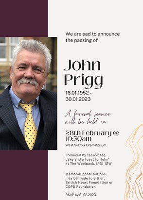 Details of John's service