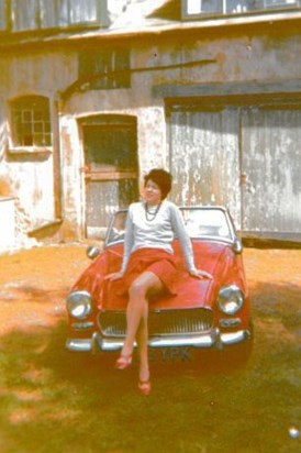 Mary on MG 1970