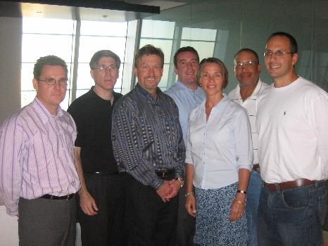 Peter with Axiom Founders September 2005
