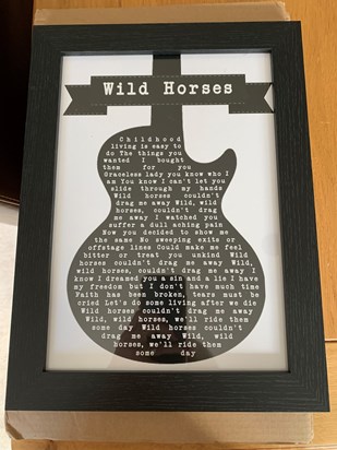 Wild Horses (Susan Boyle) One of Dads favourites