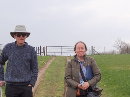 country walk UK with sister Stella