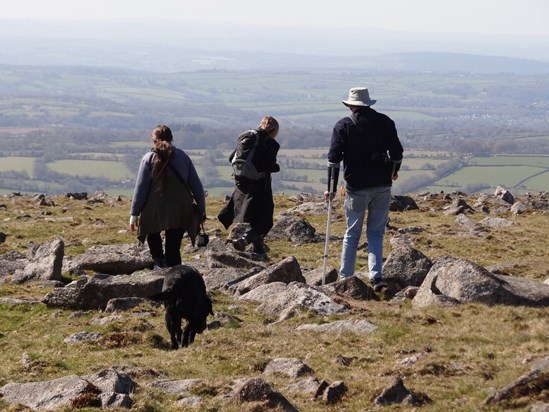 Dartmoor with Jo and Stella and Bill