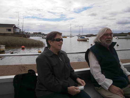 Crossing on the Topsham Ferry with Terry Rees