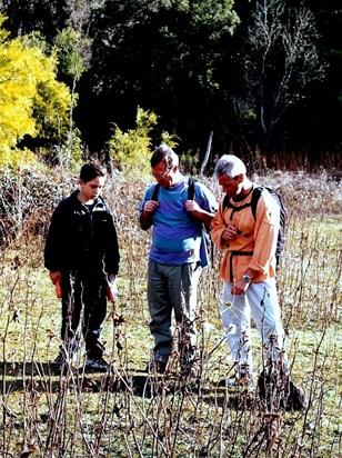Tracking kangaroos with Luke and Steve - 2001