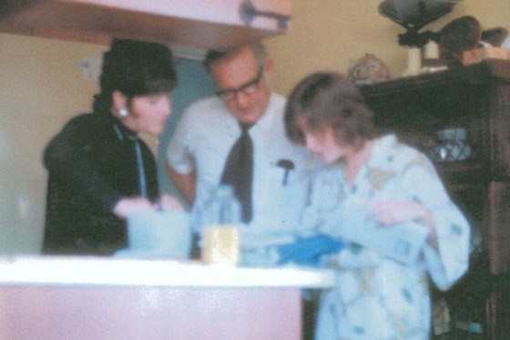 Joan, Bub and Debbie visit 1971