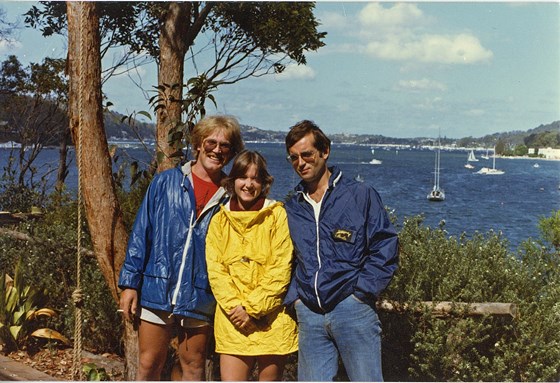 Elvina Bay 1980 Neil, Debbie, and Brian