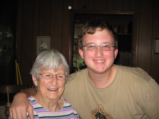 Maw Maw & Justin - My 2 Angels