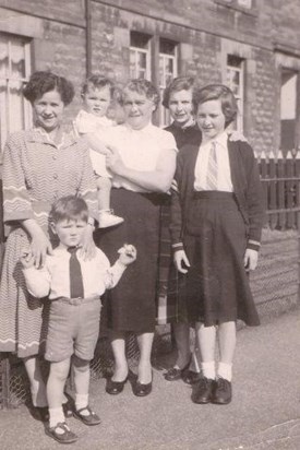 paddy with her grannie and family