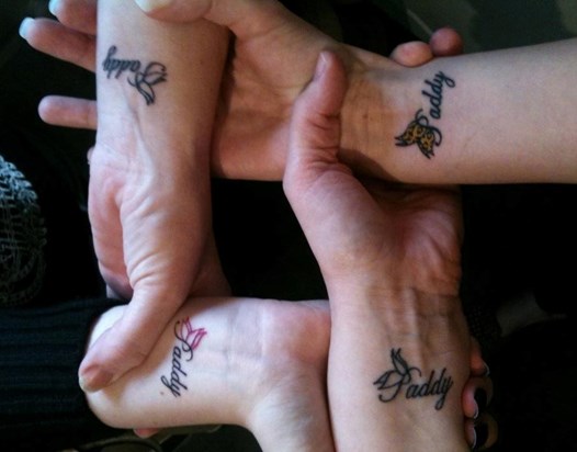 Roma, Kelly, Milly & Erins tattoo for Paddy xx