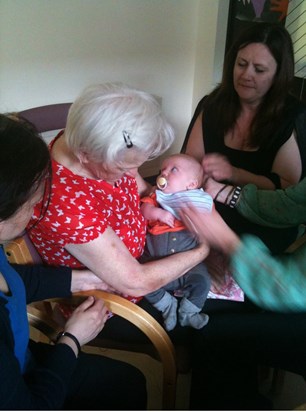 Paddy and her great grandson Jayce