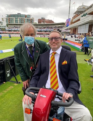 Steve and Tony at Lords