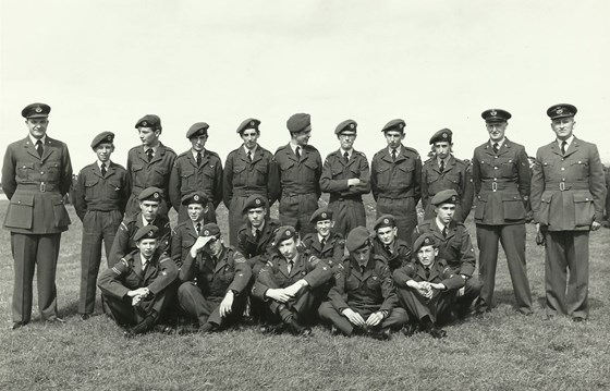 1051 Dartford Squadron Air Cadets, Steve in back row, centre (head turned)