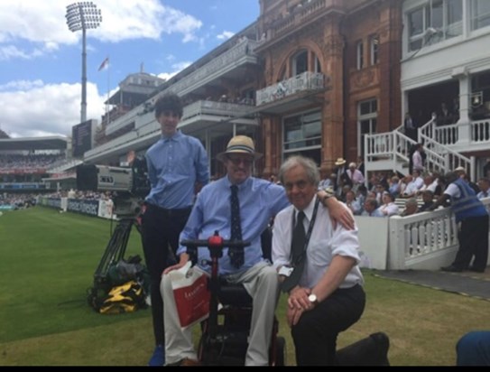 Tony and Steve at Lords