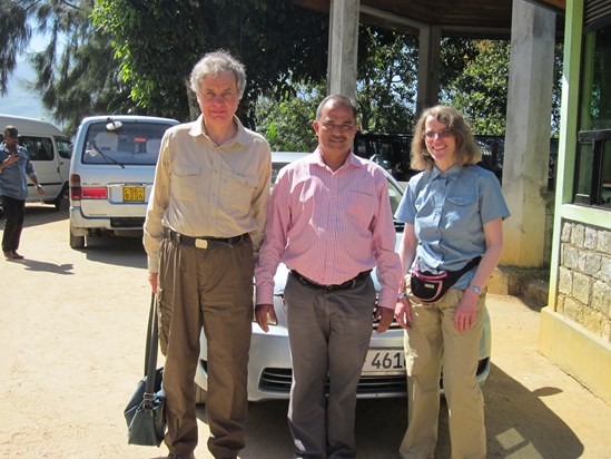 With our driver/guide, Sri Lanka, 2012