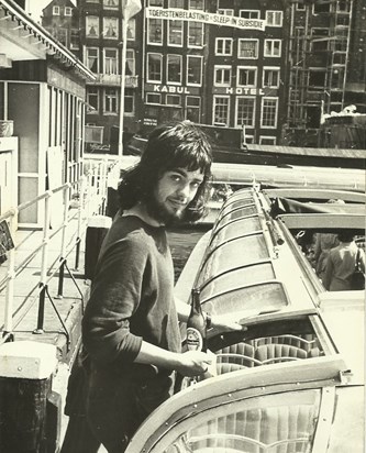 Amsterdam - setting off on the Hippie Trail, 1972