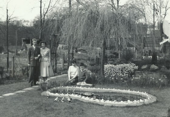 At home in Swanley, Easter Monday, April 1962